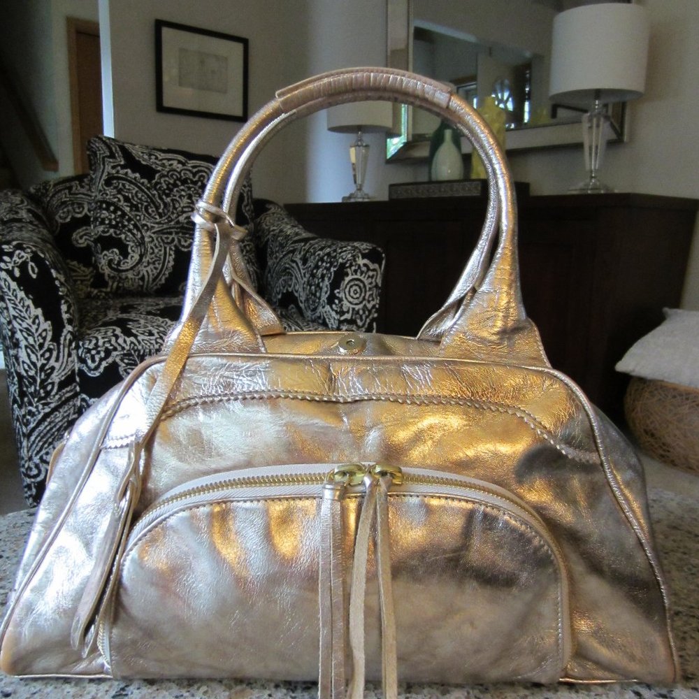 Belen Echandia - Be Mine Midi bag - Mottled Gold - never carried - w/BE dust bag